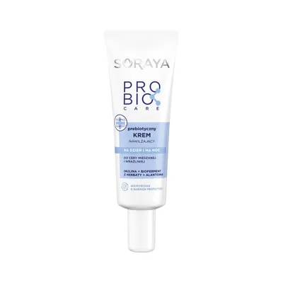 Zdjęcie produktu dla Soraya Probio Care Prebiotyczny krem nawilżający do cery mieszanej i wrażliwej, 50ml