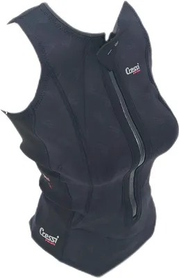 Produktbild von CRESSI Termico Lady Schwimmanzug 2 mm Damenarm Schwarz Logo RosaM 3; Stark Dehnbarem Ultraspan Doubl Lined Neopren