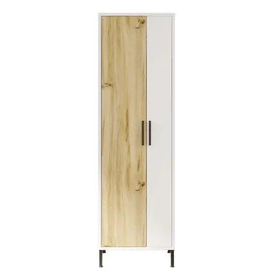 Produktbild von Skye Decor, Dy1-Wk, Mehrzweckschrank, Nussbaum, 100 % MELAMINBESCHICHTETE SPANPLATTEN, 50,4 x 35,7 x 165 cm