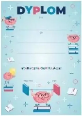 Immagine prodotto di A4 Diploma Brain