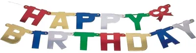 Immagine prodotto di PAPSTAR Girlanden-Kette "Happy Birthday"