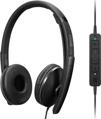 Image de Lenovo 4XD1M45627, filaire, 20 - 20000 Hz, 148 g, casque, noir
