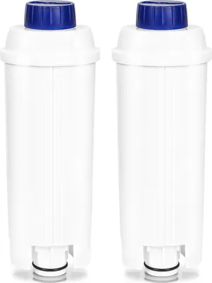 Obrázok produktu pre TolleTour 2 balenia vodného filtra pre kávovary Delonghi DLSC002, príslušenstvo pre Kompatibilné s modelmi DeLonghi, ECAM, ETAM, ESAM, BCO a EC series