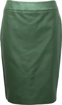 Produktbild von 7637AE gonna donna ARMANI COLLEZIONI Seide/Baumwolle grün Rock Wom