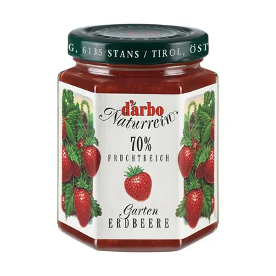 Zdjęcie produktu dla Darbo Garden Strawberry Natural Fruit Rich Fruit Spread 200g