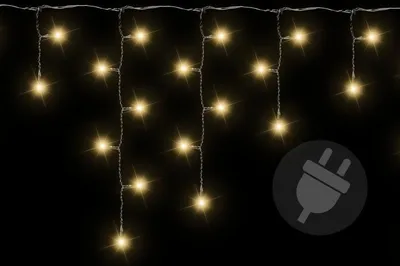Zdjęcie produktu dla Świąteczna lampa deszczowa 4 m, 200 diod LED, ciepła biel
