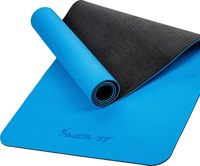 Zdjęcie produktu dla MOVIT Mata do ćwiczeń Yoga, 190 x 100 cm, jasnoniebieska