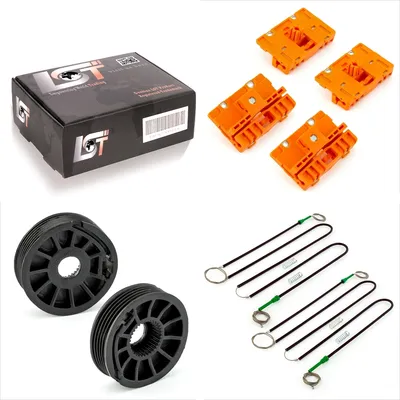 Produktbild von 2X Fensterheber Reparatursatz Set Vorne Links + Rechts Für Audi A6 4F C6