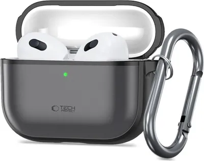Image de Housse de protection pour Apple AirPods Pro 3, Tech-Protect Magmat, Noir translucide