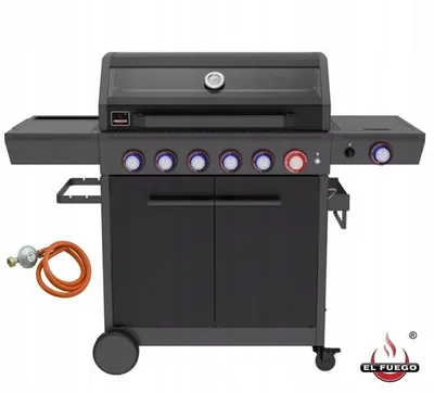 Produktbild von El Fuego Gasgrill "Key West" 6+1 mit Turbozone AY5603