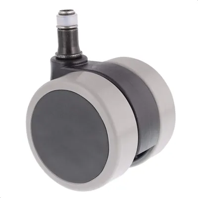 Produktbild von WAGNER Bürostuhlrolle DESIGN - Ø 60 mm, intervallgebremst, Steckstift 11x20 mm, Tragkraft je 50 kg - DE Ware - 01011961