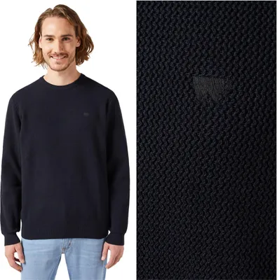 Immagine prodotto di Wrangler Maglione a girocollo Uomo Elegante Nero 112350515 W8F0011936