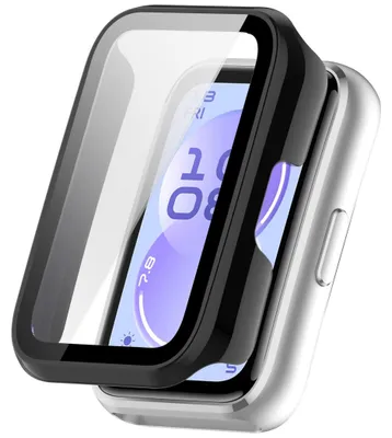 Produktbild von Smartwatch Hülle + Schutzglas für Huawei Band 11 / 11 NFC Schutz 9H Schwarz