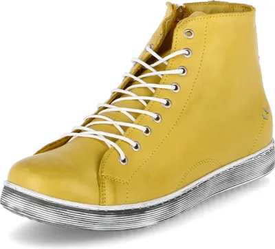 Produktbild von Andrea Conti Damen Sneaker High Top Schnürboots 0341500 , Größe:38 EU, Farbe:Gelb