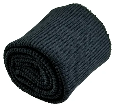 Strickbündchen Set, elastisch, Bündchen, Ärmelbund, schwarz