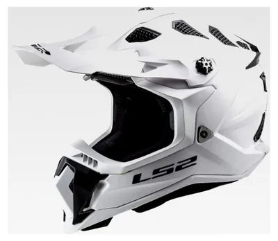 Produktbild von Motocrosshelm Subverter Weiß 06 M