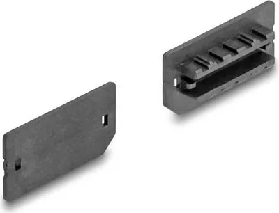 Obrázok produktu pre DeLOCK 64286, USB Type-E, Plast, Čierna, 7,5 mm, 15 mm, 2,7 mm