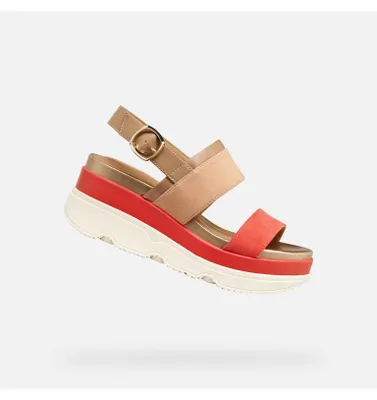 Produktbild von Geox Rote Damensandalen Gardenia 39,5