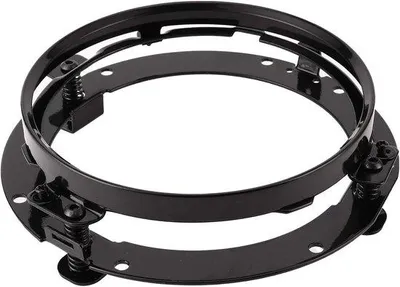 Produktbild von Runde Frontbeleuchtung 7 Zoll Montagebeugel schwarz