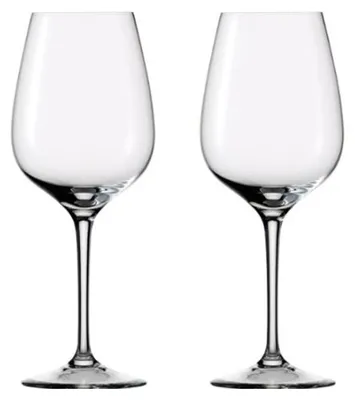 2 Bordeauxgläser im Geschenkkarton, Kristallglas, spülmaschinenfest