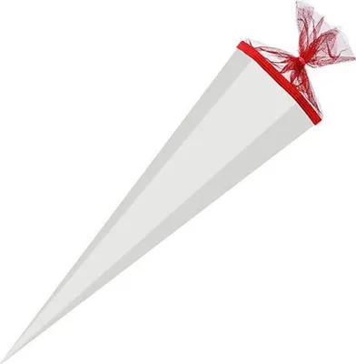 Obrázek produktu pro Nestler školní kuželový tyl 85 cm šestihranný bílý