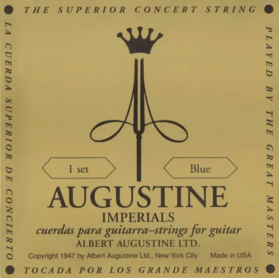 Produktbild von Augustine Imperial Blue Hard, Gitarre, Nylon, Klassisch, 6 Stück(e)