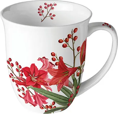 Produktbild von Weihnachten - Becher - Mug 0.4 L - Fine Bone China - Format: Ø 10 cm