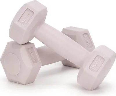 Immagine prodotto di Set di manubri ACTIGET 2x 0,5 kg, set di manubri per allenamento della forza, fitness, workout - Rosa chiaro