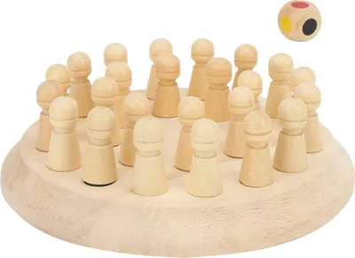 Immagine prodotto di Bambino scacchi in legno giocattolo bambino educativo memoria formazione scheda puzzle game