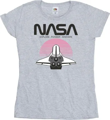 Produktbild von NASA - T-Shirt für Damen BI44650 (M) (Grau)