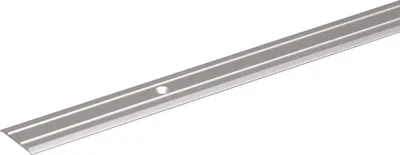Immagine prodotto di Alberts 491925 Profilo di transizione, forato, alluminio, acciaio inox anodizzato, 900 x 38 mm