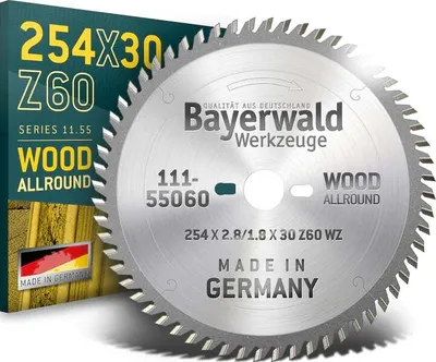 Produktbild von HM Kreissägeblatt - 254 x 2.8/1.8 x 30 Z60 WZ