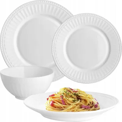 Produktbild von Tafelservice Florentyna Roma 24-teilig aus gehärtetem Opalglas