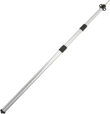 Produktbild von Teleskopstang für Zeltaufbau, stufenlos verstellbar, 260 cm, Silber Schwarz