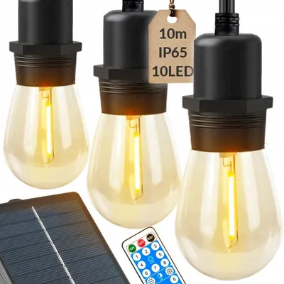 Produktbild von Decorya Solar LED Lichterkette Garten IP65 10m