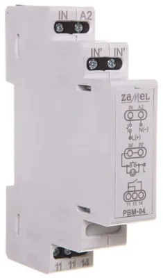 Obrázok produktu pre Bistabilné relé s napájaním 12-230V AC/DC, typ PBM-04/U, kód EXT10000067