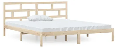 Immagine prodotto di vidaXL Letto in legno massiccio 135x190 cm