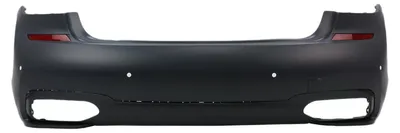 Productafbeelding van Stootbalk voor BMW 7-serie G11 G12, modeljaren 2015-2019, met diffuser, M-Tech design, sportief uiterlijk.