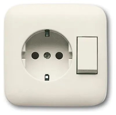 Image de Busch Jaeger 4310/6 EUJ-212-500 Steckdose CEE 7/3 Beige (1611-0-0102)