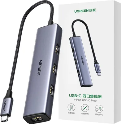 Image de Ugreen Splitter Hub Usb Type C - 4X Usb 3.2 Gen 1 Silver (Cm473 20841)