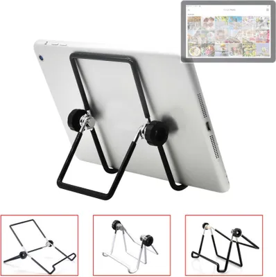 Produktbild von K-S-Trade Tablet-Ständer Tablet-Halterung Tablet-Aufsteller kompatibel mit Blackview Oscal Pad 70 Wi-Fi faltbarer Tischständer Tablet Halterung