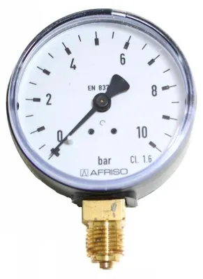 Produktbild von AFRISO Manometer 0-10 bar 63 mm G 1/4"