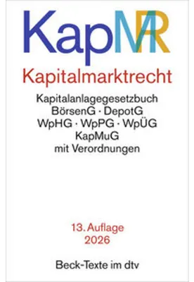 Immagine prodotto di Kapitalmarktrecht. KapMR