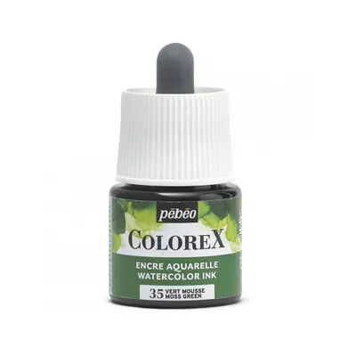 Immagine prodotto di Pebeo Colorex Aquarelltinte, 45 ml, 35 Moosgrün