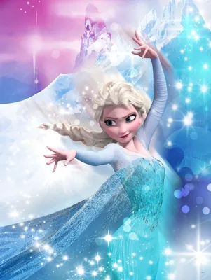 Produktbild von Wandbild - Frozen 2 Elsa Action - Größe 50 x 70 cm