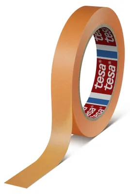 Produktbild von tesakrepp 4342 Präzisionskrepp, orange, 50 m x 19 mm | 1 Rolle