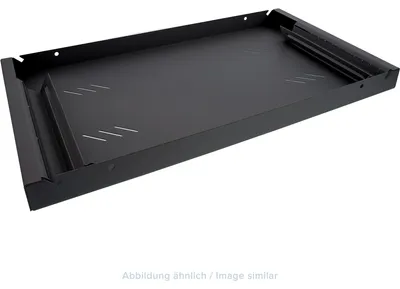 Produktbild von Triton RAB-UP-750-A4 19" Fachboden 1HE, 750mm, 80kg, schwarz
