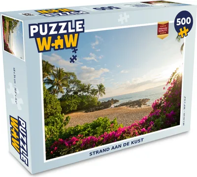 Obrázok produktu pre MuchoWow® Puzzle 500 ks Pláž na pobreží