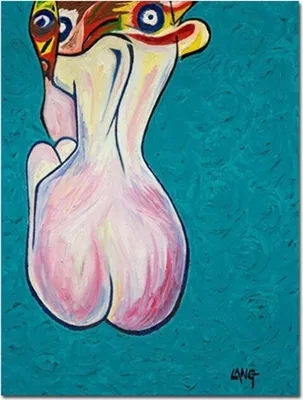 Produktbild von TPFLiving Kunstdruck LW-519 (OHNE RAHMEN) Poster - Leinwand - Wandbild - Hochauflösender Giclée-Druck, langlebig und hochwertig - Gustav Klimt - Abstrakte Farben und Figuren -  - Größe: 60x90cm