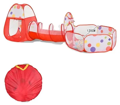 Immagine prodotto di Tenda da gioco, design pieghevole, per interni ed esterni, rossa